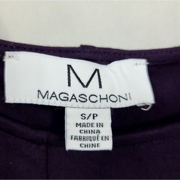 Magaschoni Solid Batwing Longsleeve Top Sz Small - Picture 9 of 11